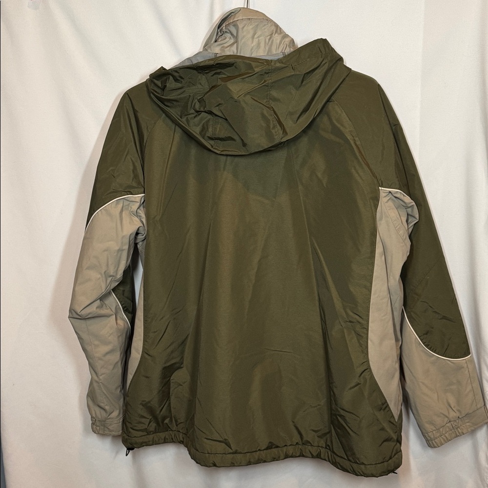 Columbia Cross Terra Interchange Jacket in green and beige - Picture 6 of 12